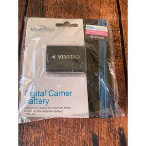 Vivitar Digital Camera Battery For Sony NP-FW50 1200mAh Lithium-Ion Rechargeable
